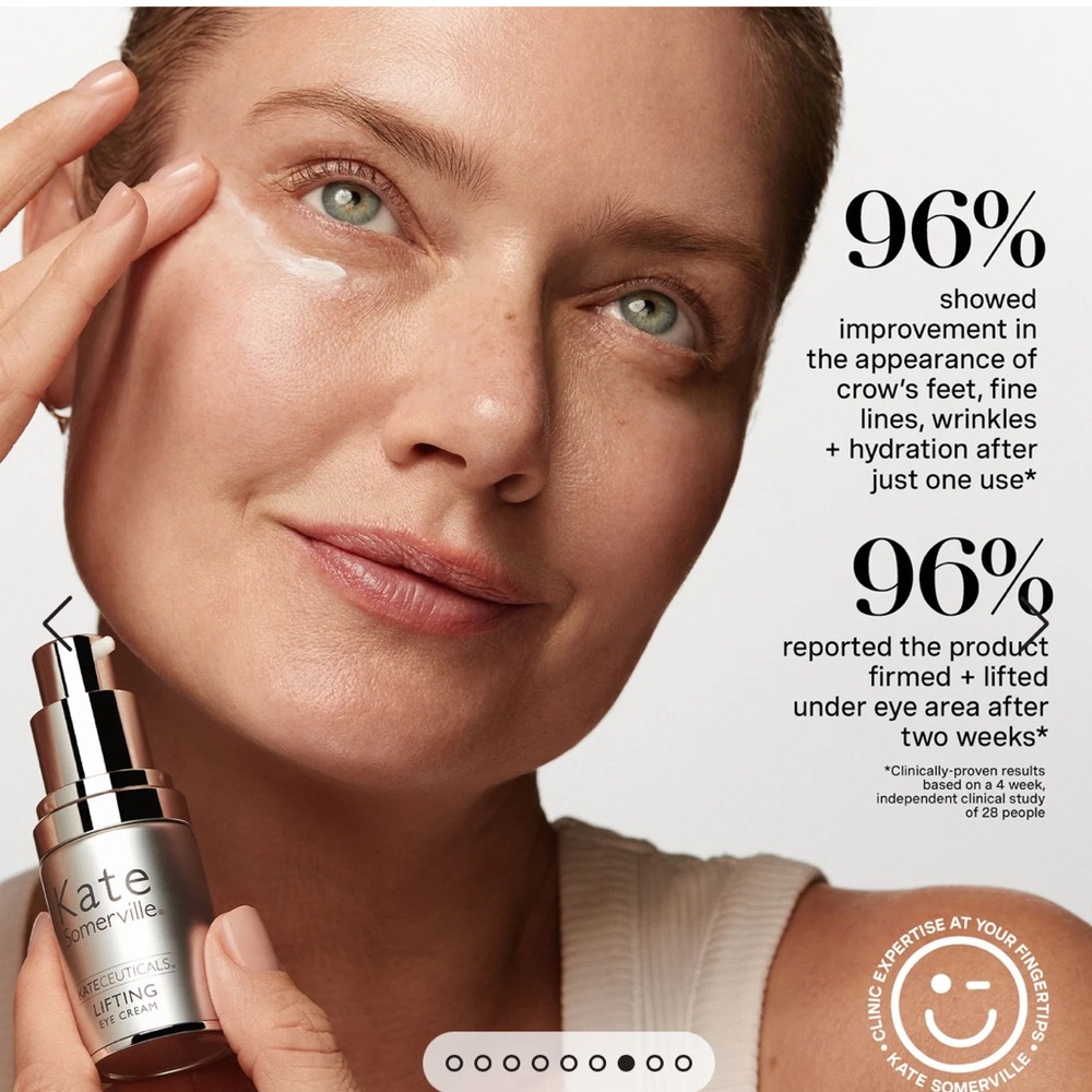 Kate Somerville KateCeuticals Lifting Eye Cream
Botox-in-a-bottle eye treatment - Picture 6 of 10
